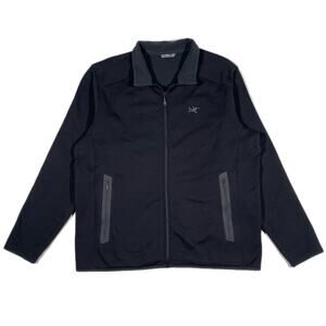 Arc'Teryx Kyanite Zip Up Jacket Sweater Black Size XL B33